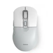 AMAZE A715 PROBUS COMFORT CLICK WIRELESS MOUSE - SILVER & WHITE