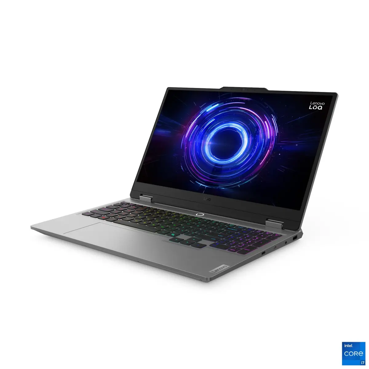 Lenovo LOQ 15IRX10 Intel Core i7 14th Gen 16GB D5 1TB SSD 15.6" FHD IPS 144Hz Display NVIDIA RTX 5050 8GB Graphics White Backlit KB Dos Luna Grey - Image 6