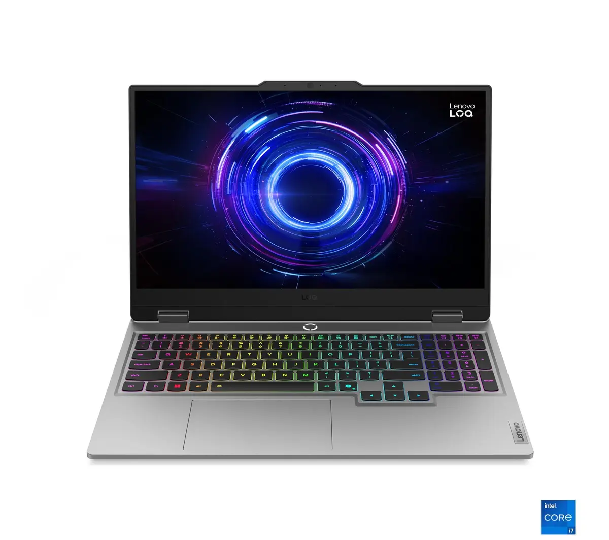 Lenovo LOQ 15IRX10 Intel Core i7 14th Gen 16GB D5 1TB SSD 15.6" FHD IPS 144Hz Display NVIDIA RTX 5050 8GB Graphics White Backlit KB Dos Luna Grey