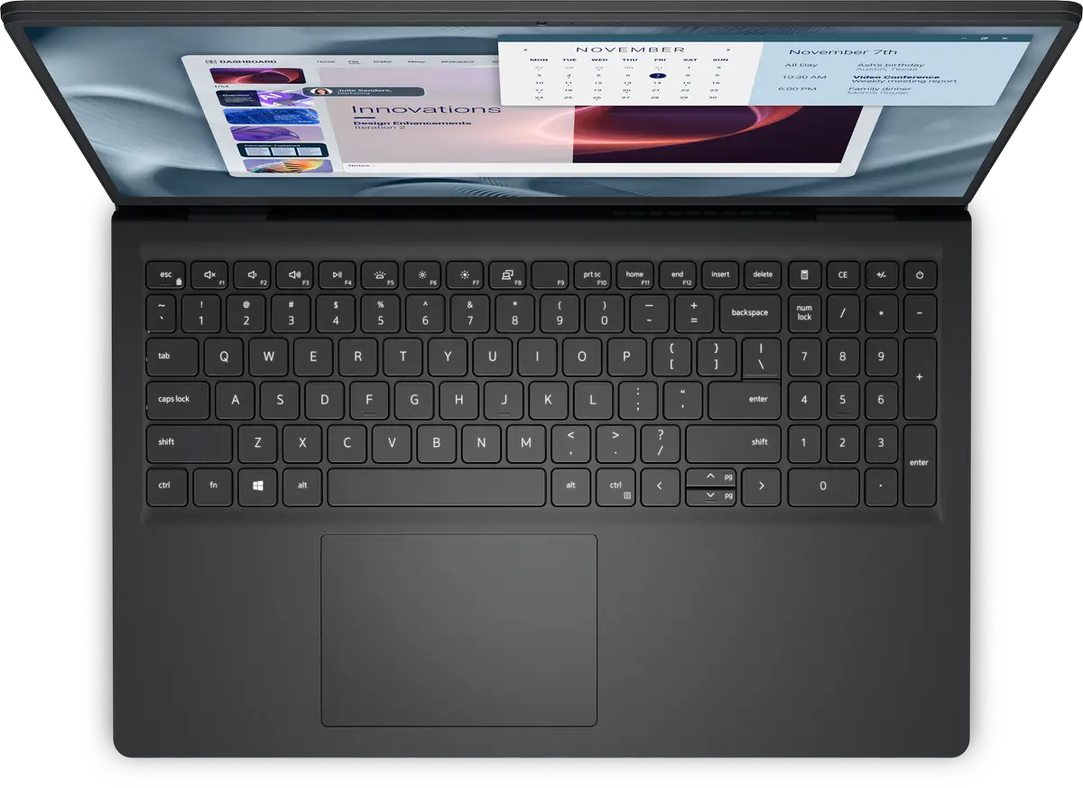 Dell Pro 15 PV15250 Intel Core 3 100U 8GB D5 512GB SSD 15.6" FHD Display DOS Carbon Black - Image 2